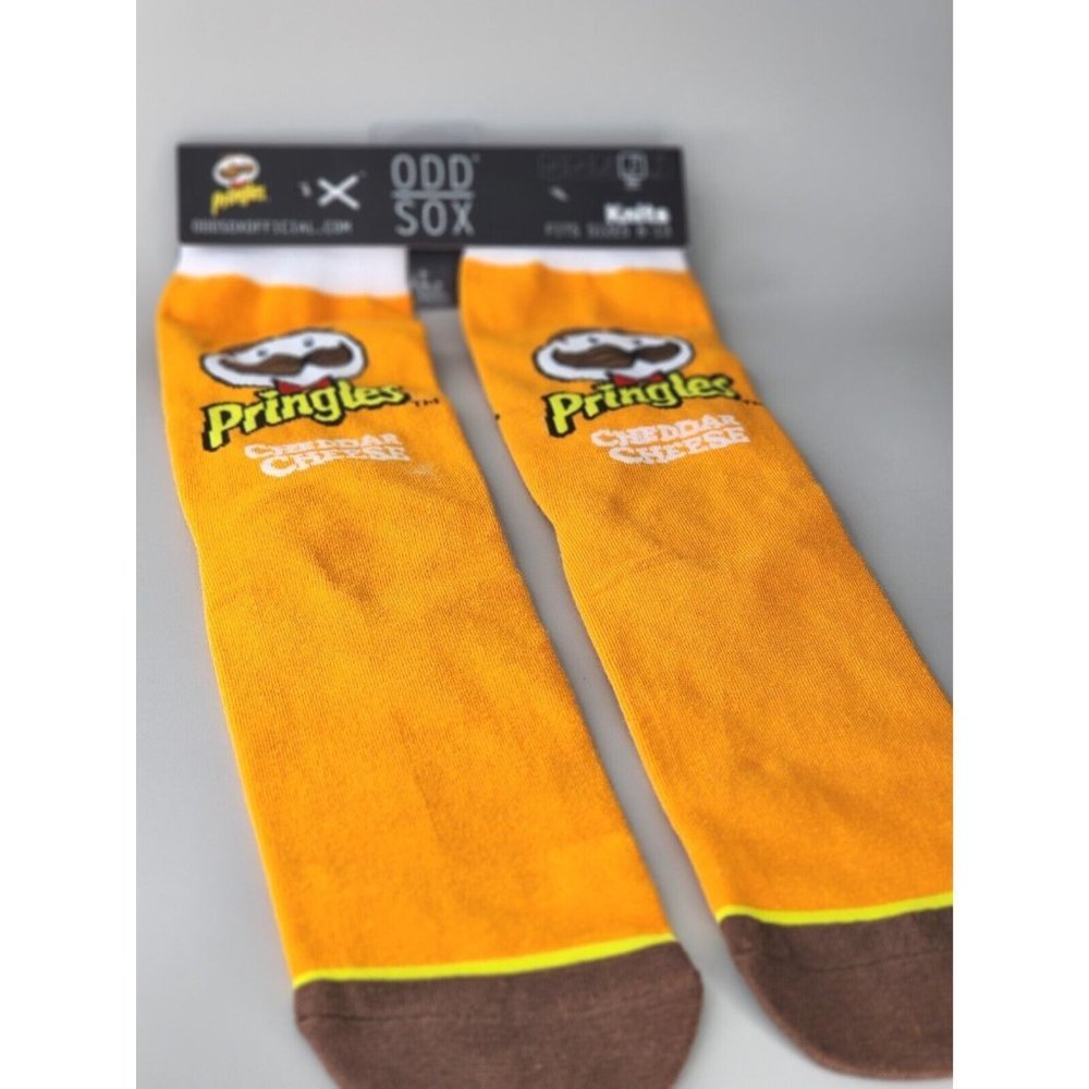 Pringles Socks Cool Odd Sox Size 6-13 Official Fit Cotton. New With Tags